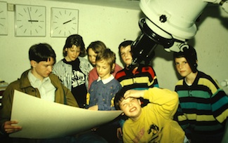 Griff nach den Sternen: Sonderveranstaltung für Kinder in den Osterferien 1990.